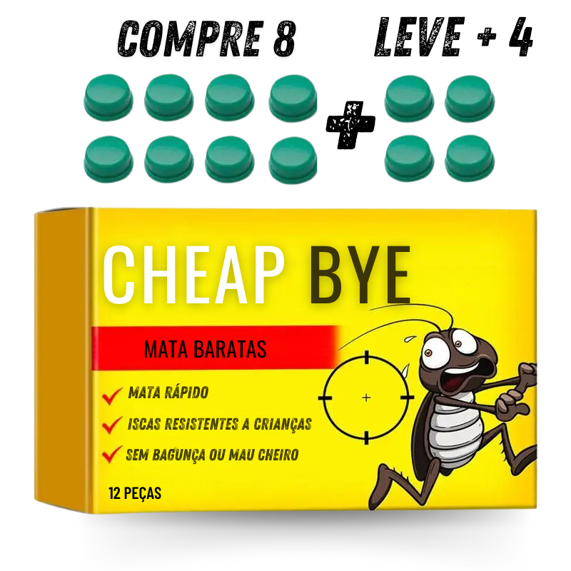 CHEAP BYE - Mata Baratas - (DESCONTO EXCLUSIVO ATÉ 23:59 DE HOJE)