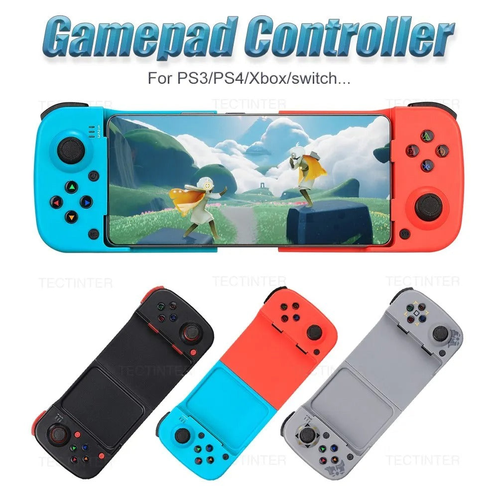 Gamepad sem fio extensível bluetooth d3 para celular